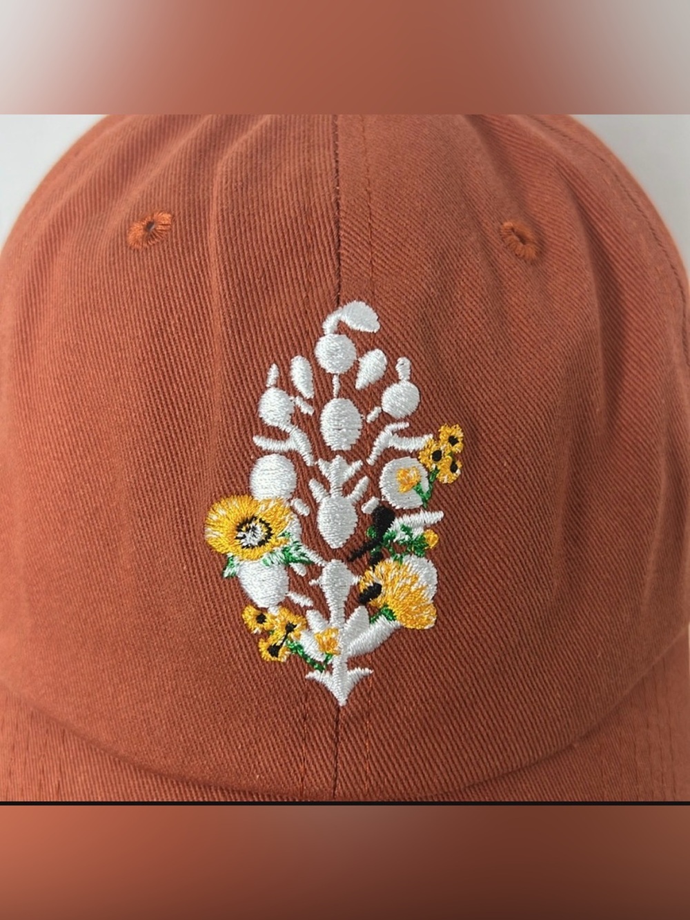 FP Movement by Free People Rust Embroidered Cap - Picture 5 of 7